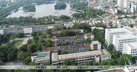 Trường đại học Việt Nam quá chật chội- Ảnh 1. "Người khổng lồ" Đại học Bách khoa Hà Nội vẫn chưa đạt chuẩn cơ sở giáo dục đại học về tiêu chí diện tích đất/sinh viên - Ảnh: HUST