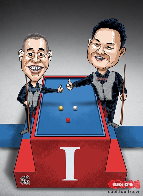 Bộ đôi Quyết Chiến, Phương Vinh vô địch billiards carom thế giới 2024- Ảnh 1. Bộ đôi Quyết Chiến, Phương Vinh vô địch billiard thế giới 2024 - Tranh: DAD