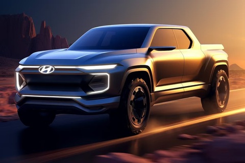 Hyundai Creta có thể có bản bán tải, giá rẻ hơn phân khúc Ranger- Ảnh 3. Hyundai đang phát triển 2 bán tải điện cùng lúc cho đội hình Ioniq - Ảnh: CarBuzz