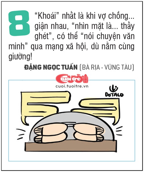 10 định nghĩa về hạnh phúc trong thời đại 4.0- Ảnh 8. Vợ chồng... giận nhau vẫn có thể “nói chuyện văn minh” qua mạng xã hội,