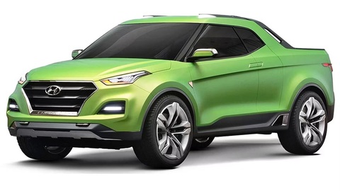 Hyundai Creta có thể có bản bán tải, giá rẻ hơn phân khúc Ranger- Ảnh 2. Concept Creta Sport Truck ra mắt tại Brazil vào năm 2016 - Ảnh: Hyundai