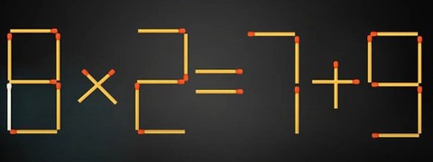 Thử tài IQ: Di chuyển một que diêm để 9x2=7+8 thành phép tính đúng- Ảnh 2.
