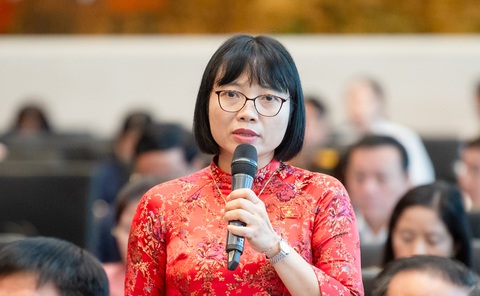 Đề xuất đổi tên tòa án tỉnh, huyện: Đại biểu Quốc hội nói không cần thiết- Ảnh 1. Đại biểu Nguyễn Thị Việt Nga - Ảnh: GIA HÂN