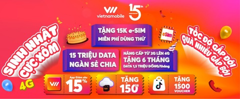Nâng cấp lên 4G nhận ưu đãi từ Vietnamobile- Ảnh 1. Nâng cấp lên 4G nhận ưu đãi từ Vietnamobile- Ảnh 1.