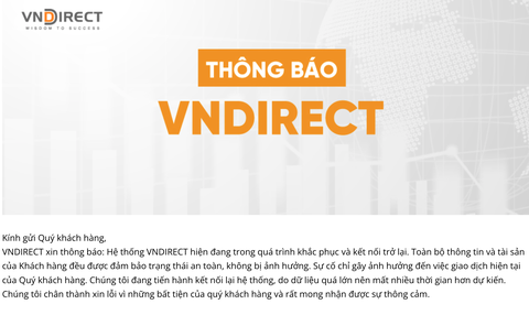 Quá giờ giao dịch hệ thống VNDirect vẫn ‘đang khắc phục’, bao giờ kết nối lại?- Ảnh 1. Quá 9h ngày 26-3, hệ thống VNDirect vẫn chưa kết nối được trở lại - Ảnh chụp màn hình