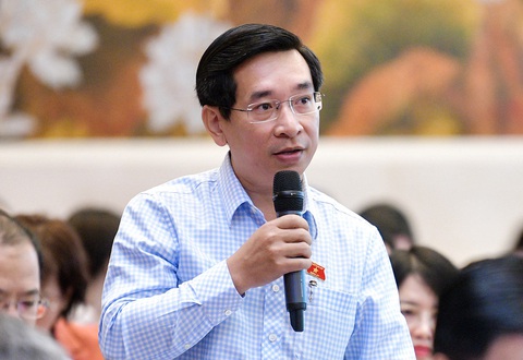Đại biểu Quốc hội: Uống rượu bia say mà dắt xe có bị CSGT xử phạt không?- Ảnh 3. Đại biểu Nguyễn Văn Cảnh - Ảnh: GIA HÂN