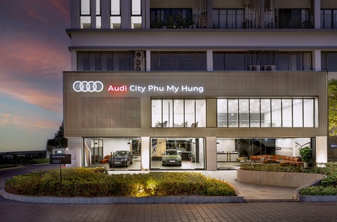 Thêm điểm sạc cho chủ xe điện Audi ở TP.HCM- Ảnh 1. Showroom mới của Audi nằm ở vị trí dễ tiếp cận, thuận tiện cho khách hàng - Ảnh: Audi