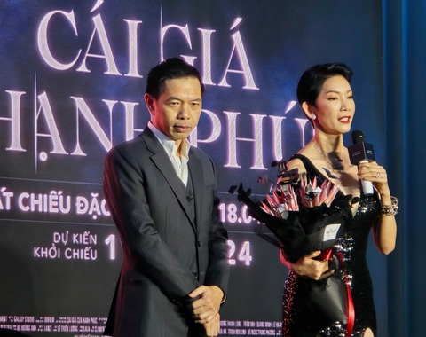 Thái Hòa và Xuân Lan đóng vợ chồng trong phim Cái giá của hạnh phúc - Ảnh: MI LY Thái Hòa và Xuân Lan đóng vợ chồng trong phim Cái giá của hạnh phúc - Ảnh: MI LY