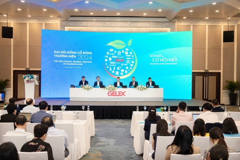 Toàn cảnh ĐHĐCĐ năm 2024 của Công ty cổ phần Tập đoàn GELEX diễn ra sáng 28/3 Toàn cảnh đại hội đồng cổ đông năm 2024 của Công ty cổ phần Tập đoàn GELEX diễn ra sáng 28-3