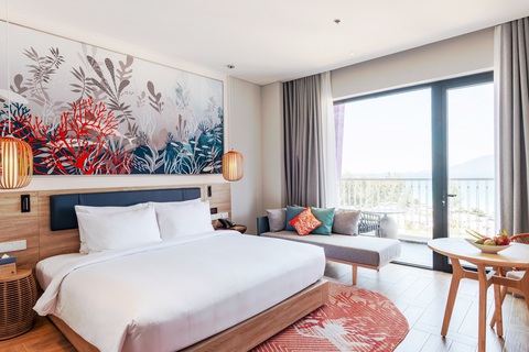 Tại TTC Van Phong Bay Resort, du khách sẽ được tận hưởng không gian nghỉ dưỡng thư thái. Ảnh: Đ.H Tại TTC Van Phong Bay Resort, du khách sẽ được tận hưởng không gian nghỉ dưỡng thư thái. Ảnh: Đ.H