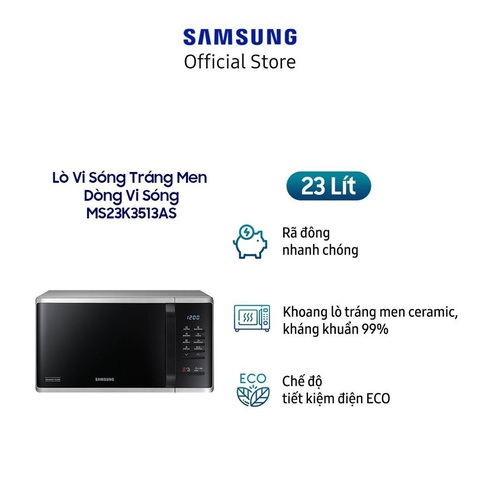 Lò vi sóng Samsung 23L đang giảm 20%++, còn 1.790.000 đồng Lò vi sóng Samsung 23L đang giảm 20%++, còn 1.790.000 đồng
