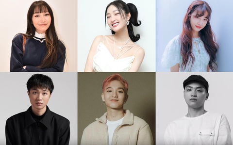 Từ trái qua, từ trên xuống: Mỹ Anh, Juky San, Hoàng Duyên, Obito, Hoàng Dũng và Kiên từng tham gia dự án GenZ & Trịnh; tuy nhiên không được fan trung thành của nhạc Trịnh đón nhận - Ảnh: FBNV Từ trái qua, từ trên xuống: Mỹ Anh, Juky San, Hoàng Duyên, Obito, Hoàng Dũng và Kiên từng tham gia dự án GenZ & Trịnh; tuy nhiên không được fan trung thành của nhạc Trịnh đón nhận - Ảnh: FBNV