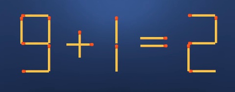 Thử tài IQ: Di chuyển một que diêm để 6+4=6-7 thành phép tính đúng- Ảnh 3.
