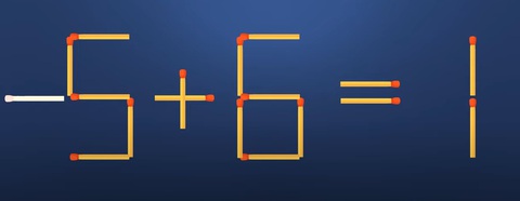 Thử tài IQ: Di chuyển một que diêm để 6+4=6-7 thành phép tính đúng- Ảnh 6.