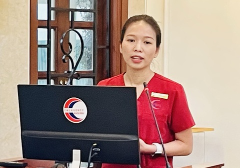 Nữ điều dưỡng Đặng Thị Hạ - Ảnh: T.B Nữ điều dưỡng Đặng Thị Hạ - Ảnh: T.B.