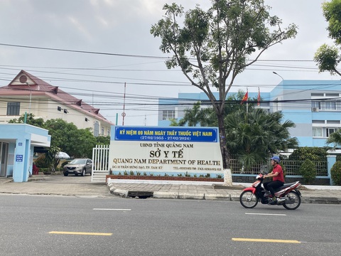 Nhiều sai phạm thuộc các gói thầu giáo dục, y tế ở Quảng Nam do AIC thực hiện- Ảnh 3. Sở Y tế Quảng Nam - Ảnh: LÊ TRUNG