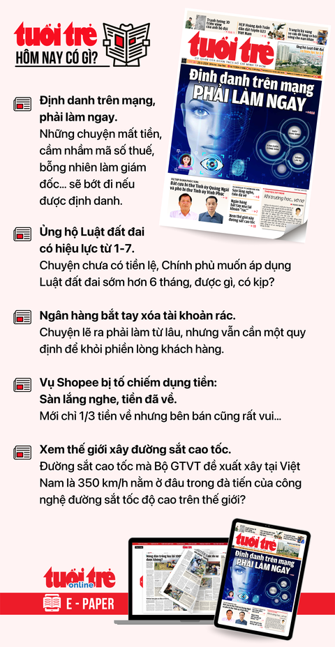 Tin tức sáng 29-3: Đề xuất bảo hiểm chi trả 7-9 lần khám thai của lao động nữ- Ảnh 10. Tin tức chính trên Tuổi Trẻ nhật báo hôm nay 29-3. Để đọc Tuổi Trẻ báo in phiên bản E-paper, mời bạn đăng ký Tuổi Trẻ Sao TẠI ĐÂY