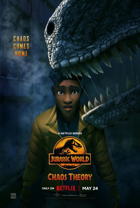 Phần 2 của loạt phim hoạt hình Jurassic World được giới thiệu- Ảnh 1. Poster Jurassic World: Chaos Theory.
