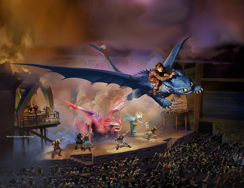 Universal ra mắt công viên giải trí lấy cảm hứng từ How to Train Your Dragon - Isle of Berk dựa trên loạt phim hoạt hình cực kỳ nổi tiếng của Dreamworks Animation.
