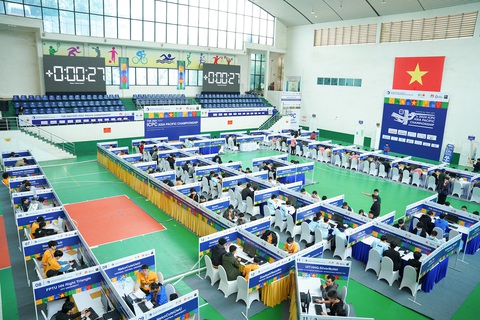 3 đội tuyển Việt Nam giành vé dự chung kết ICPC toàn cầu- Ảnh 2. Toàn cảnh kỳ thi lập trình sinh viên quốc tế ICPC Châu Á - Thái Bình Dương năm 2024 - Ảnh: BTC