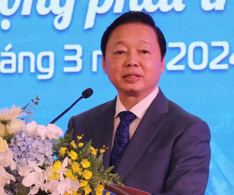 Quy hoạch phát triển Phú Yên với những đặc trưng khác biệt- Ảnh 4. Phó Thủ tướng Trần Hồng Hà phát biểu tại sự kiện - Ảnh: VĂN VINH