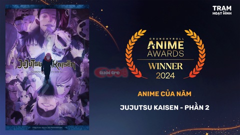 Giải thưởng Anime Crunchyroll 2024 đã có chủ- Ảnh 1. Jujutsu Kaisen là người chiến thắng lớn tại giải thưởng Anime Crunchyroll