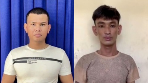 Bắt giữ nhóm đột nhập 7 nhà người dân ở Gò Vấp trộm cắp tài sản- Ảnh 2. Dương Tấn Học và Nguyễn Ngọc Bình - Ảnh: Công an cung cấp