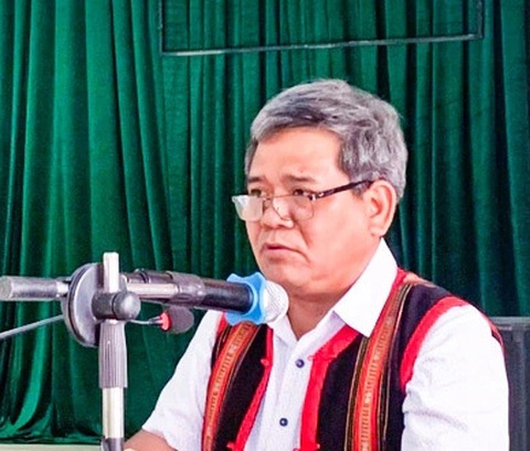 Khởi tố cựu chủ tịch và cựu phó chủ tịch Mặt trận Tổ quốc Việt Nam tỉnh Gia Lai- Ảnh 1. Ông Hồ Văn Điềm - nguyên chủ tịch Ủy ban Mặt trận Tổ quốc Việt Nam tỉnh Gia Lai - Ảnh: V.C.