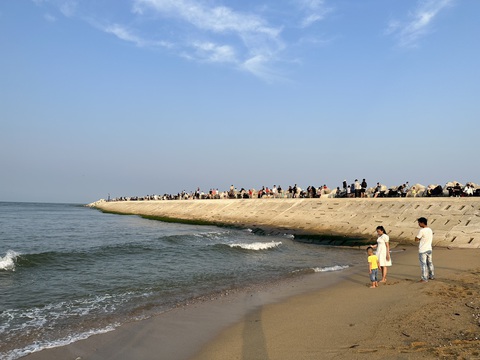 Du khách đông nghẹt đến bãi rêu check-in