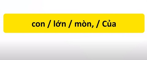 Thử tài tiếng Việt: Sắp xếp các từ sau thành câu có nghĩa (P22)- Ảnh 1. Thử tài tiếng Việt: Sắp xếp các từ sau thành câu có nghĩa (P22)- Ảnh 1.