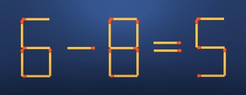 Thử tài IQ: Di chuyển một que diêm để 3+3=8 thành phép tính đúng- Ảnh 3. Thử tài IQ: Di chuyển một que diêm để 3+3=8 thành phép tính đúng- Ảnh 3.