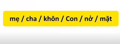 Thử tài tiếng Việt: Sắp xếp các từ sau thành câu có nghĩa (P23)- Ảnh 3. Thử tài tiếng Việt: Sắp xếp các từ sau thành câu có nghĩa (P23)- Ảnh 3.