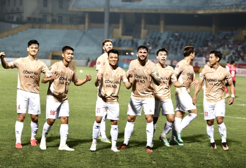 Vòng 12 V-League 2023 - 2024: Nam Định bứt tốc trong cuộc đua vô địch- Ảnh 3. Công An Hà Nội đang chững lại trong cuộc đua vô địch - Ảnh: CAHN FC