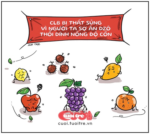 Câu lạc bộ bị thất sủng vì nồng độ cồn- Ảnh 1. Câu lạc bộ bị thất sủng vì nồng độ cồn - Tranh: Anh Trọc Comics