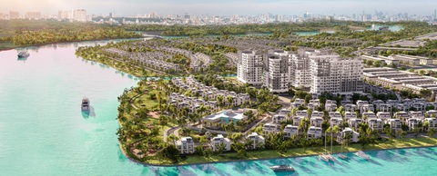 Bất động sản Bình Dương đón nhận làn sóng đầu tư mới- Ảnh 3. Phối cảnh khu đô thị sinh thái Chánh Mỹ ven sông Sài Gòn tại thành phố Thủ Dầu Một, tỉnh Bình Dương
