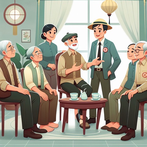 Phô bày hạnh phúc lên mạng: Khoe ít thì vui, khoe nhiều nhảm lắm- Ảnh 1. Nghe các ông bà khoe con cái sướng lắm khi đi xuất khẩu lao động, mẹ tôi cũng chạnh lòng