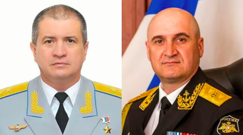 Ông Sergei Kobylash (bìa trái) và ông Viktor Sokolov (bìa phải) - Ảnh: PRAVDA Ông Sergei Kobylash (trái) và ông Viktor Sokolov là hai chỉ huy quân sự Nga bị ICC ra lệnh bắt giữ về cáo buộc phạm "tội ác chiến tranh" ở Ukraine - Ảnh: PRAVDA