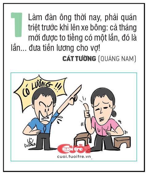 10 đúc kết về thân phận đàn ông nửa đầu thế kỷ 21- Ảnh 1. Cả tháng đàn ông mới được to tiếng một lần!