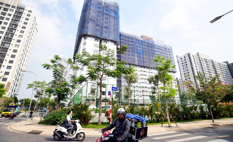 Dự án chung cư đang được xây dựng ở TP.HCM - Ảnh: Q.ĐỊNH Dự án chung cư đang được xây dựng ở TP.HCM - Ảnh: Q.ĐỊNH