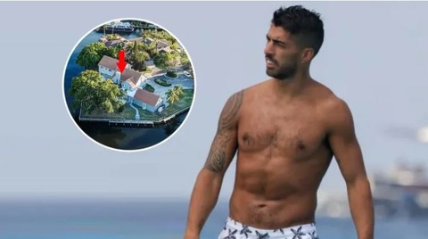 Suarez chi 12 triệu USD để làm hàng xóm với Messi- Ảnh 1. Biệt thự của Suarez ở Miami - Ảnh: Bolavip