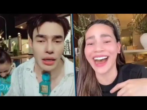 Lê Dương Bảo Lâm lỡ tiết lộ bí mật khiến Hồ Ngọc Hà 'sượng trân'- Ảnh 1. Lê Dương Bảo Lâm liên tục tấu hề khiến Hồ Ngọc Hà cười không ngớt trên livestream