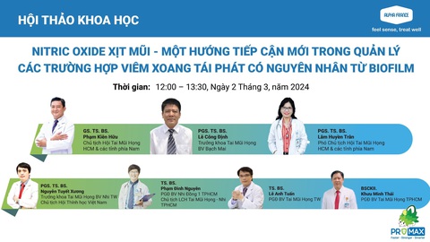 Nitric Oxide xịt mũi: Hướng tiếp cận mới trong điều trị viêm xoang tái phát có Biofilm- Ảnh 2. Các báo cáo viên tham dự hội thảo