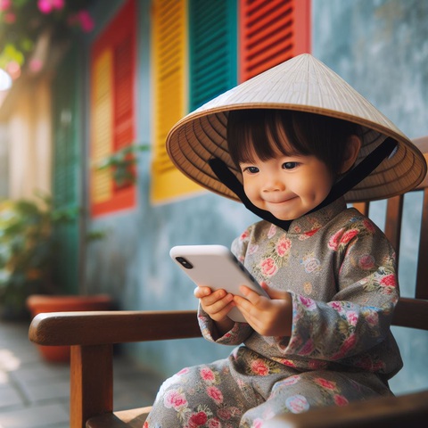 Trẻ em bị lác mắt tăng mạnh do thói quen dùng điện thoại? - Ảnh 1. Trẻ em bị lác mắt tăng mạnh do thói quen dùng điện thoại? - Ảnh 1.