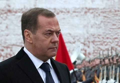 Phó chủ tịch Hội đồng An ninh Nga Dmitry Medvedev khẳng định Nga không nhắm bắn phái đoàn của tổng thống Ukraine - Ảnh: REUTERS Phó chủ tịch Hội đồng An ninh Nga Dmitry Medvedev khẳng định Nga không nhắm bắn phái đoàn của tổng thống Ukraine - Ảnh: REUTERS