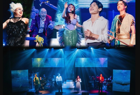 Các nhân vật trong trích đoạn The Little Mermaid. Ảnh: BTC Các nhân vật trong trích đoạn The Little Mermaid. Ảnh: BTC