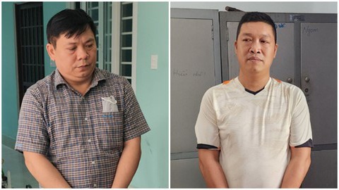 Bắt nguyên giám đốc Vườn quốc gia U Minh Thượng vì gây hậu quả nghiêm trọng- Ảnh 2. Hai ông Hà và ông Thành - Ảnh: VĂN VŨ