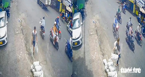 Đoạn đường Phan Văn Trị ở quận Bình Thạnh như bãi rác, nhiều người đến vứt bậy- Ảnh 5. Thậm chí một số người còn mang rác thải cồng kềnh đến vứt tại đây