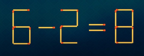 Thử tài IQ: Di chuyển một que diêm để 5-4=85 thành phép tính đúng- Ảnh 5. Thử tài IQ: Di chuyển một que diêm để 5-4=85 thành phép tính đúng- Ảnh 5.