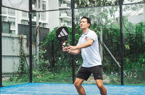Diễn viên Kim Lý thi đấu giải padel chuyên nghiệp quốc tế- Ảnh 1. Diễn viên Kim Lý sẽ thi đấu đôi nam chuyên nghiệp tại Giải padel APPT Ho Chi Minh Open 2024 - Ảnh: BTC