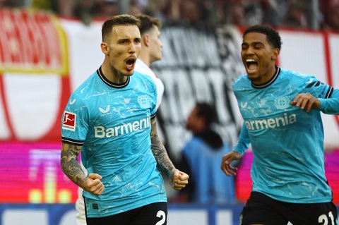 Sôi động Europa League- Ảnh 1. Leverkusen - một trong những ứng viên vô địch Europa League mùa này - Ảnh: Reuters